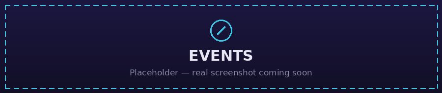 Events — placeholder preview